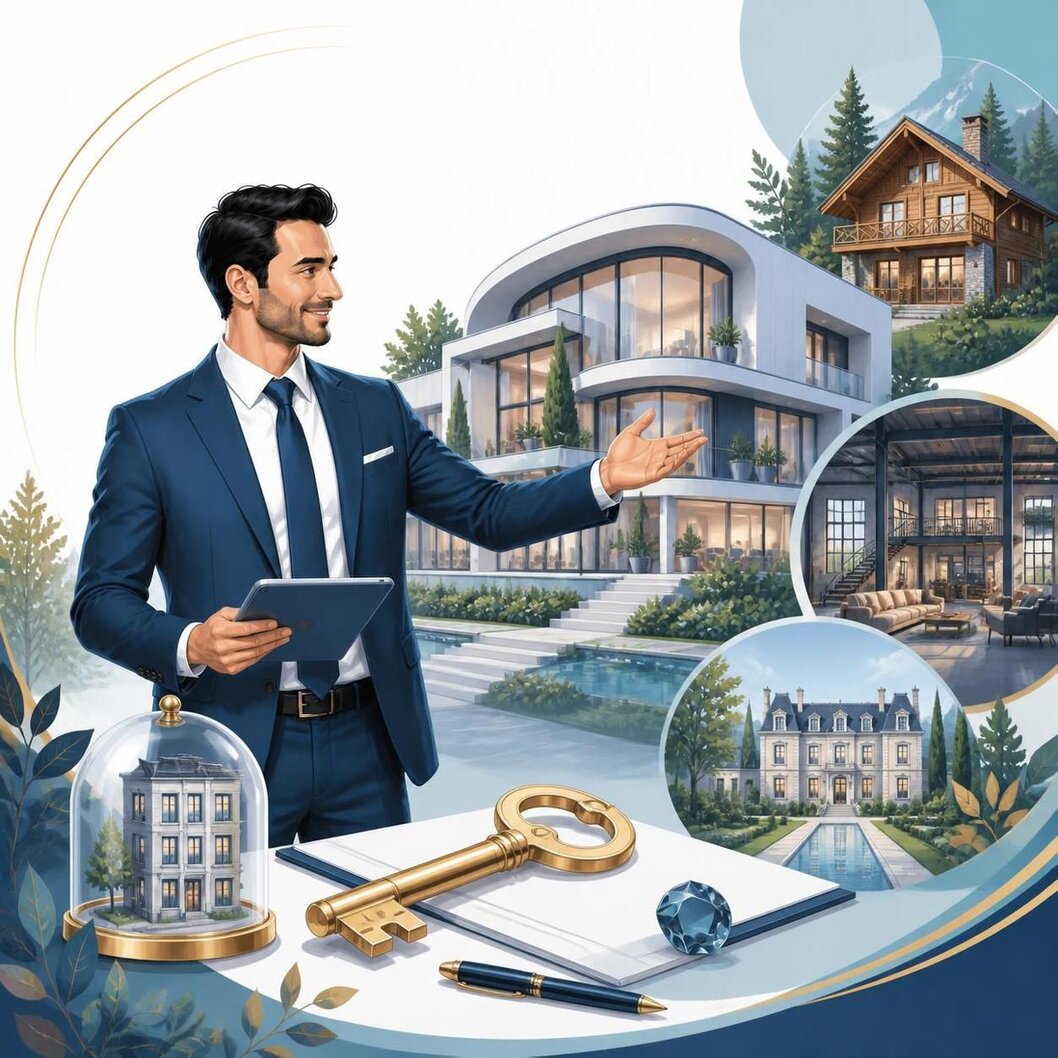 Chalet en bois dans un environnement naturel.