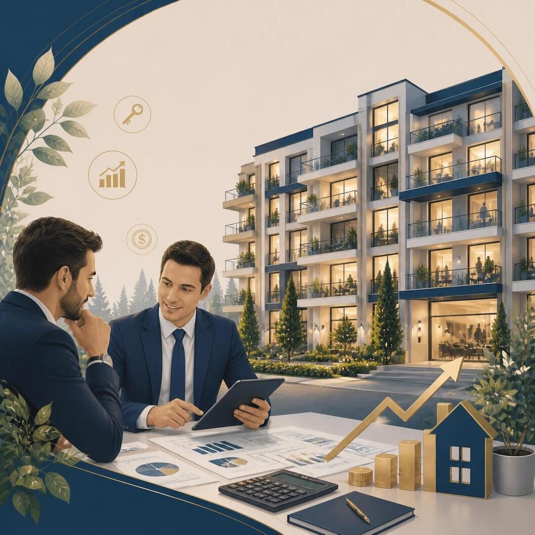 Immeuble de rendement en milieu urbain.