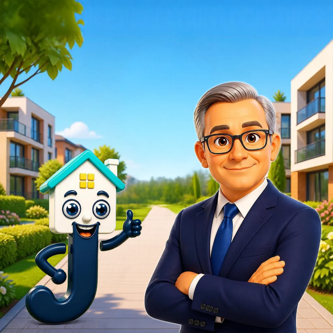 Portrait d’un conseiller immobilier de l’agence JUimmo.